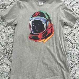 Billionaire Boys Club Gray Tee with Colorful Astronaut